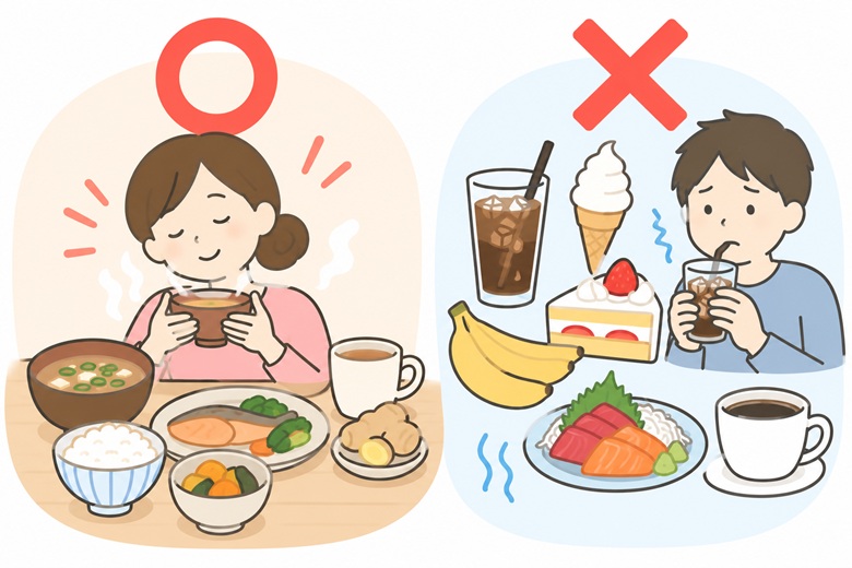 身体を冷やす食べもののを見直す